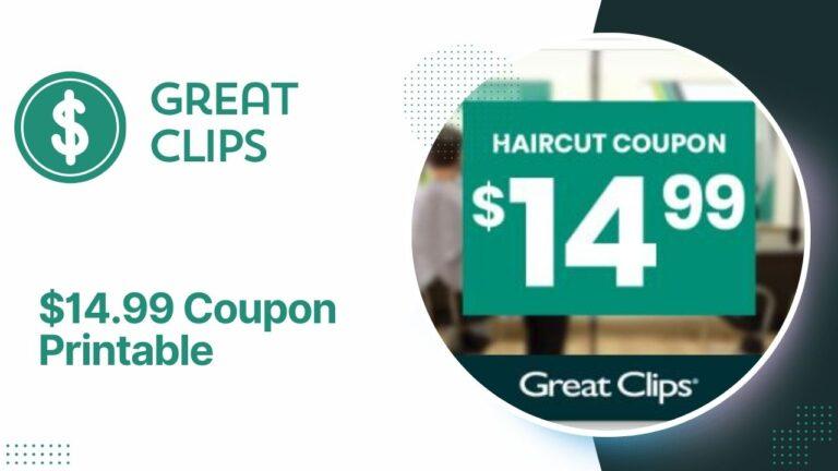 Great Clips Coupon $14.99